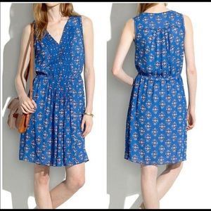 Madewell silk floral dress 2597